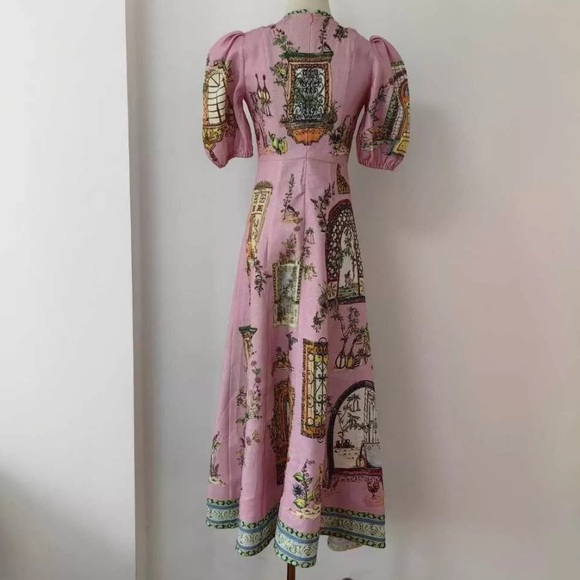 NWOT *Still in Stores* Alemais Monte Midi Dress - Picture 5 of 10